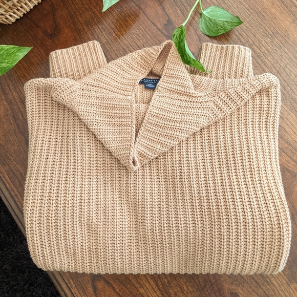 American Eagle Outfitters Sweaters - American Eagle Oversized Tan Turtleneck Sweater